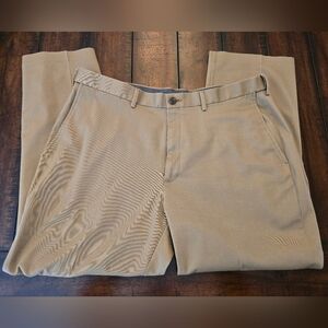 Mens khaki slacks trousers
